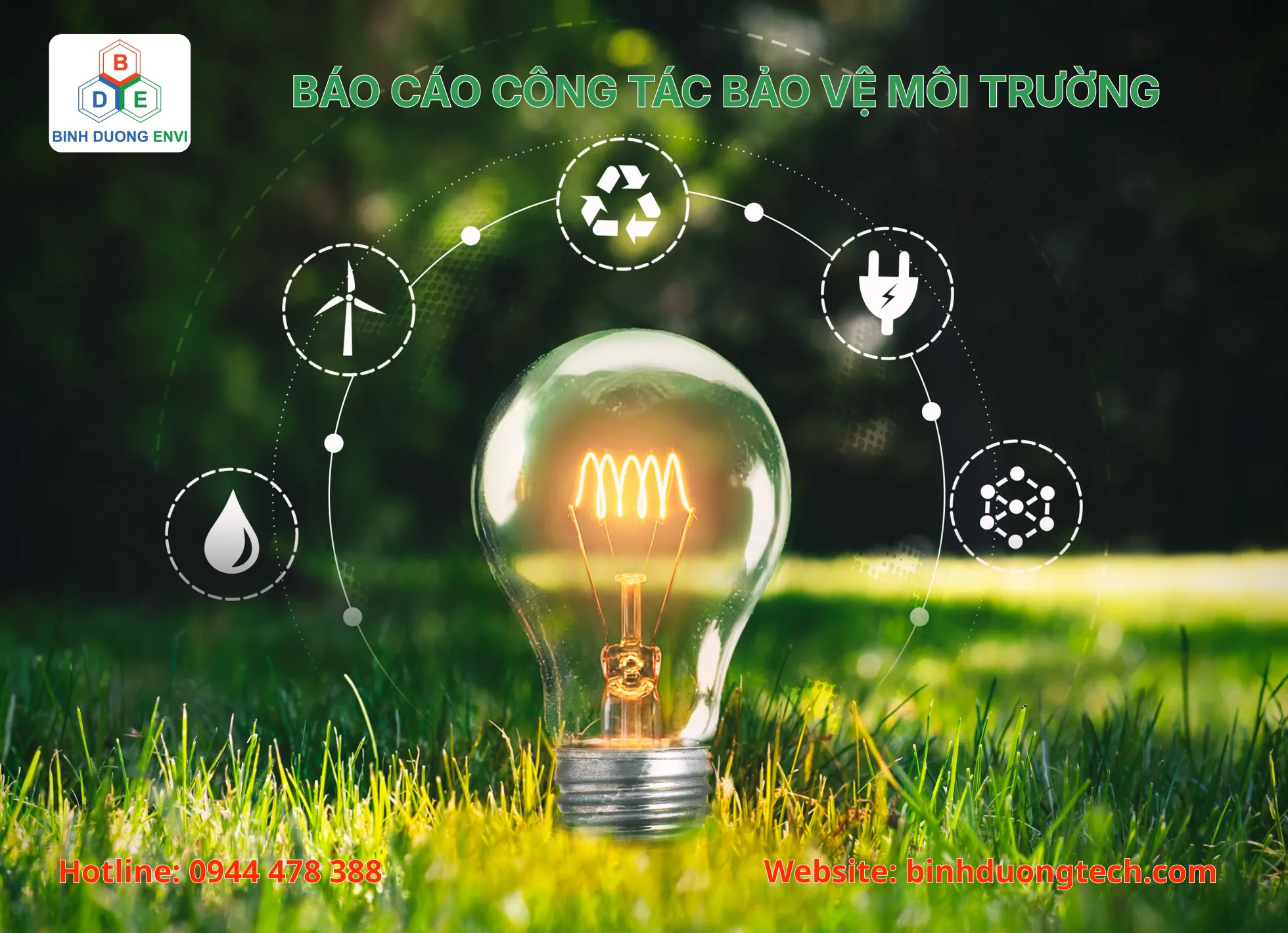 Tư vấn lập báo cáo công tác bảo vệ môi trường